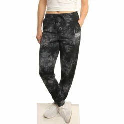 Hansen Pants Tiedye Fleece Sweatpants -clothing shop HANSEN SWEATPANT TIEDYE FLC BLK 2