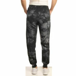 Hansen Pants Tiedye Fleece Sweatpants -clothing shop HANSEN SWEATPANT TIEDYE FLC BLK 4