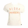 Hansen Womens Shirt Gobsmacked Crew -clothing shop HANSEN WOMENS SHIRT GOBSMACKED CREW WHT