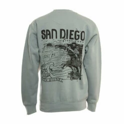 Hansen Womens Sweatshirt San Diego Map Crew