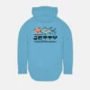 Jetty Mens Sweatshirt Bluefin UV Hooded Long Sleeve
