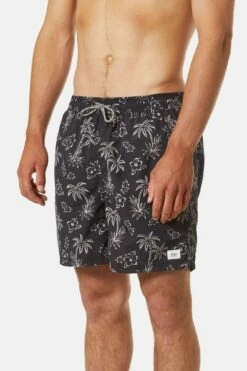 Katin Mens Boardshorts Aruba Volley -clothing shop Katin Aruba Volley Black Wash 11