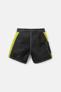 Katin Mens Boardshorts Corky -clothing shop Katin Corky Trunk Black Lime 02