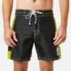 Katin Mens Boardshorts Corky -clothing shop Katin Corky Trunk Black Lime 10