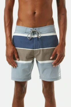 Katin Mens Boardshorts Duke -clothing shop Katin Duke Trunk Steel Blue 10 5