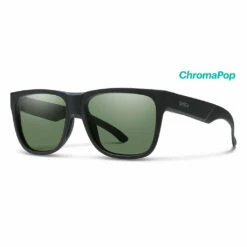 Smith Sunglasses Lowdown 2 -clothing shop MATTE BLACK CHROMAPOP POLARIZED GRAY GREEN LD2CPGNMB