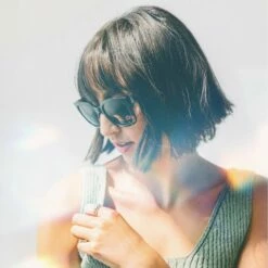 Madson Sunglasses Womens Collection June First Blush Polarized -clothing shop Model ProductImages 02 92ca2aeb