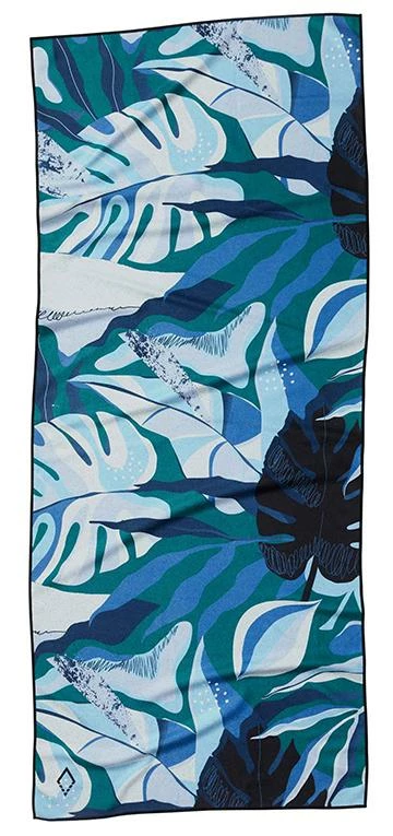Nomadix Towel Monstera Blue 3 Nomadix Towel Monstera Blue