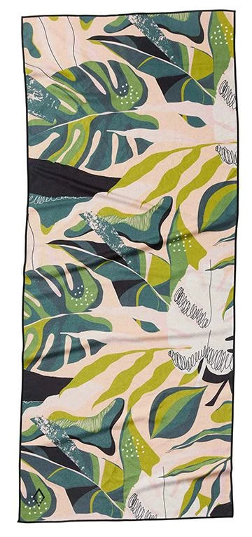 Nomadix Towel Monstera Green Pink 3 Nomadix Towel Monstera Green Pink