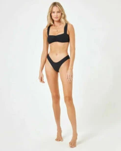 L*Space Womens Bikini Top Eco Chic Repreve Marlee -clothing shop OGMLT23 BLK OGSNC23 BLK S 1 b5d9