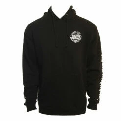 Oneill X Hansens Mens Sweatshirt Encinitas Boardriders Club Hooded Pullover -clothing shop ONEILL HANSEN MENS SWEATSHIRT ENCINITAS BOARDRIDERS CLUB BLK