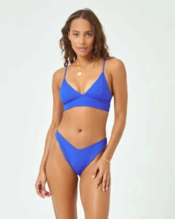 L*Space Womens Bikini Bottom Cabana Pointelle Rib -clothing shop PTWNT23 PTCNB21 ROY 100462 01721