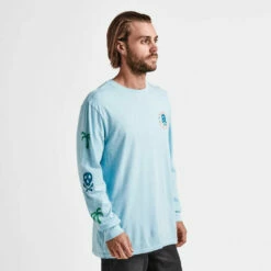 Roark Revival Mens Shirt Guideworks Skull Long Sleeve Premium Tee -clothing shop RT1174 LBL 103 1024x1024 f87460f5 8831 4495 9f7b 1f404cad2cd0