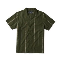 Roark Revival Mens Woven Gonzo Camp Collar