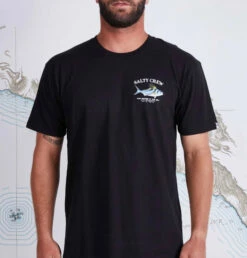 Salty Crew Mens Shirt Rooster 17 Salty Crew Mens Shirt Rooster -clothing shop RoosterBlack2