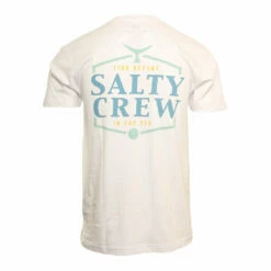 Salty Crew Mens Shirt Skipjack Premium -clothing shop SALTY CREW MENS SHIRT SKIP JACK IVORY 2