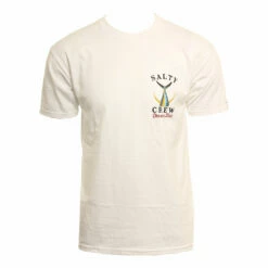 Salty Crew Mens Shirt Tailed -clothing shop SALTY CREW MENS SHIRT TAILED SS TEE WHITE