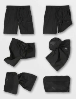 Volcom Mens Shorts Stone Trail Master -clothing shop STONETRAILMASTERSHORTS BLACK 3