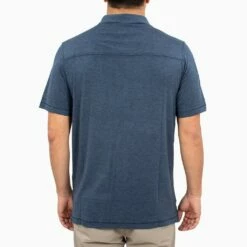 Toes On The Nose Mens Knit Sea Fit Polo -clothing shop TK966 NVY back 2 2000x cd6b3823 922e 4f1d 8aa4 59eeeee712a1