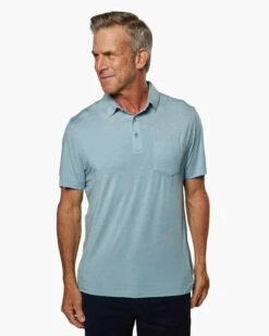 Toes On The Nose Mens Knit Sea Fit Polo -clothing shop TK966 SFM front2 700x c47417d4 928d 4e33 9d87 30b2609b2178