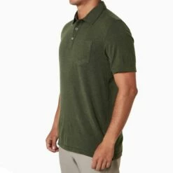 Toes On The Nose Mens Knit Sea Fit Polo -clothing shop TK966 GRN side 2000x b8e7495d 3c7f 4912 96d2 8bd399c54972