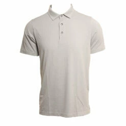 Toes On The Nose Mens Polo Lido -clothing shop TOES ON THE NOSE MENS SHIRT LIDO SS PERFORMANCE POLO LTGR