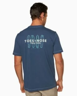 Toes On The Nose Mens Shirt Slides -clothing shop TT1360 NVY back 2000x ddeb428f 922d 41a1 8bc5 2e40a8c562cf