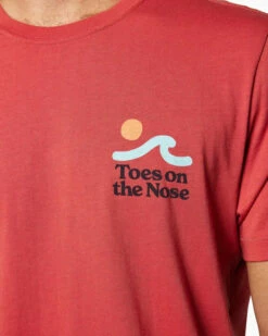 Toes On The Nose Mens Shirt Modern Waves -clothing shop TT1378 SRED detail 700x 923979d9 90d5 4903 996b e1db28339e06