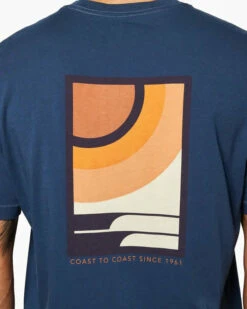 Toes On The Nose Mens Shirt Sun Sets -clothing shop TT1381 NVY detail3 700x cc33fef0 2820 4cfb 85b4 53c0c70e3857