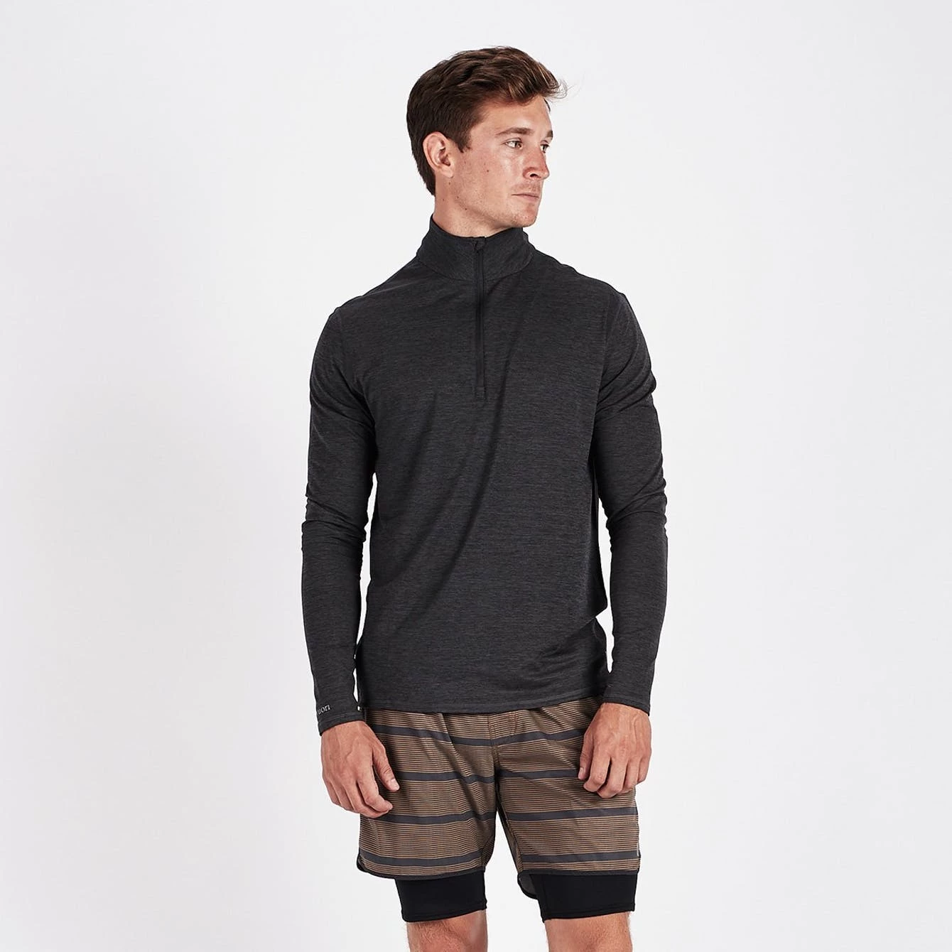 Vuori Mens Shirt Ease Performance 1/2 Zip 4 Vuori Mens Shirt Ease Performance 1/2 Zip - Image 2