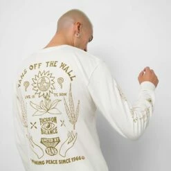 Vans Mens Shirt Making Peace Vintage Long Sleeve -clothing shop VN0000P63KS ALT4