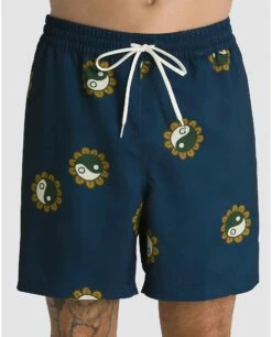 Vans Mens Boardshorts Primary Solid Elastic 17'' -clothing shop VN0008KU CB1 HERO