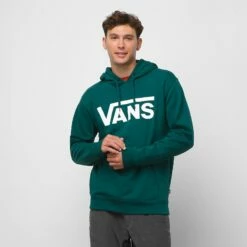 Vans Mens Sweatshirt Vans Classic Pullover Hoodie -clothing shop VN0A456BBKS HERO