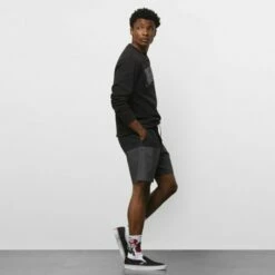 Vans Mens Shorts Range Elastic Relaxed Sport 18" -clothing shop VN0A7S5BKOU ALT1