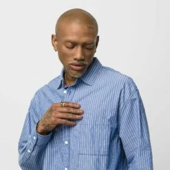 Vans Mens Shirt Oakland Long Sleeve Shirt -clothing shop VN0A7SF6AMQ ALT1