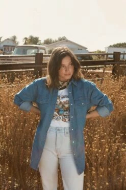 Brixton Shirt Unisex Willie Nelson Long Sleeve Woven -clothing shop WILLIE NELSON L S WVN 01320 WRDN