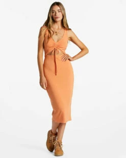 Billabong Womens Dress Sunset Kiss Midi