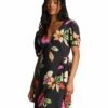 Billabong Womens Dress Hot Tropics Mini Wrap -clothing shop abjwd00524 bpb.primary