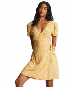 Billabong Womens Dress Hot Tropics Mini Wrap -clothing shop abjwd00524 ykv0.primary
