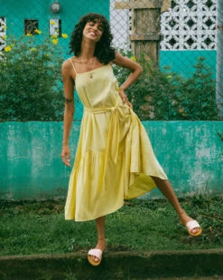 Billabong Womens Dress Sunbeam Midi -clothing shop abjwd00566 billabong l ydz0 frt1