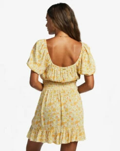 Billabong Womens Dress Something Pretty Mini -clothing shop abjwd00572 billabong w mul1 bck1