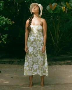 Billabong Womens Dress Your Babe Midi -clothing shop abjwd00574 billabong l swd frt1