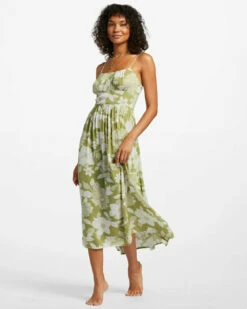Billabong Womens Dress Your Babe Midi -clothing shop abjwd00574 billabong w swd frt1