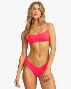 Billabong Womens Bikini Top Sol Searcher Skinny Mini Crop -clothing shop abjx300236 billabong w rqf0 frt1