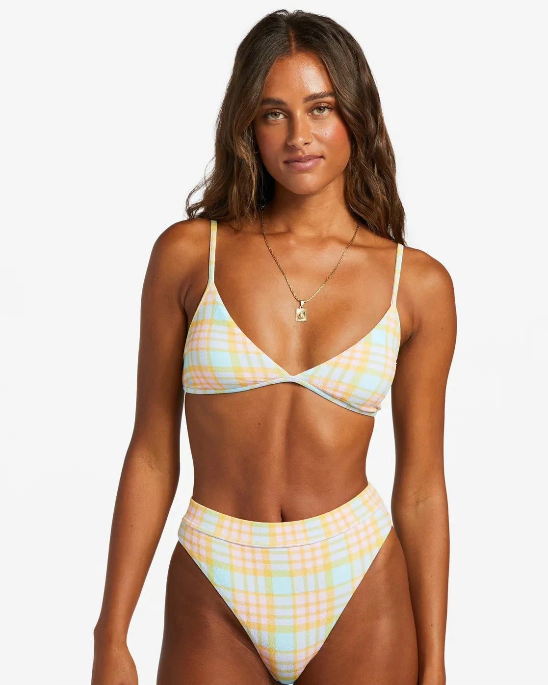 Billabong Womens Bikini Top Check Please Charlie Triangle 6 Billabong Womens Bikini Top Check Please Charlie Triangle - Image 4