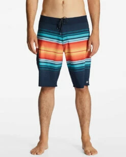 Billabong Mens Boardshorts All Day Stripe Pro Performance 20" -clothing shop abybs00393 billabong w nvy frt1