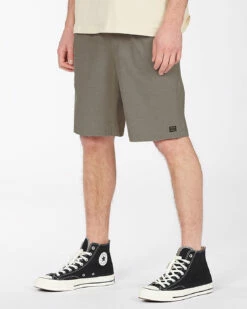 Billabong Mens Shorts Crossfire Elastic Submersible 18" -clothing shop abyws00190 billabong w gry sd1