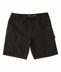 Billabong Mens Shorts Surftrek Elastic Technical Cargo 19" -clothing shop abyws00198 blk.primary