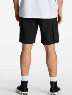 Billabong Mens Shorts Surftrek Elastic Technical Cargo 19" -clothing shop abyws00198 blk.primary 3