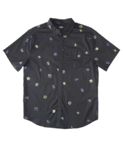 Billabong Mens Woven Sundays Mini -clothing shop abywt00232 blk.primary